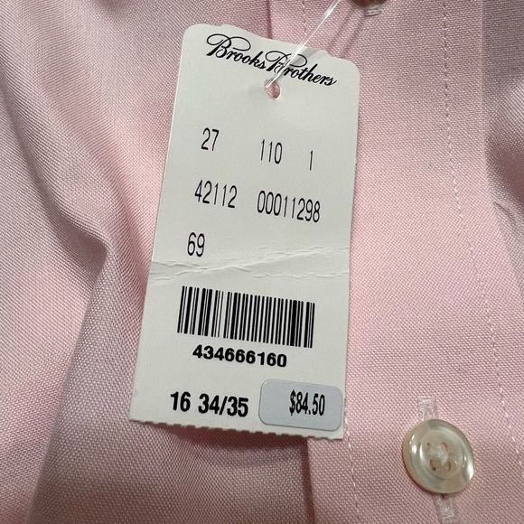Brooks Brothers Original Polo Button Down Oxford Light Pink Shirt NWT Various Sz - Picture 6 of 14